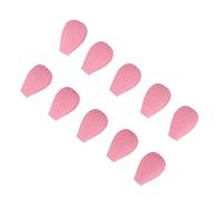 TOPINCN Cubra de Cepillo de Tapa de Silicona de Vivienda Larga Un Precio Flexible de Protección contra el Cepillo de Polvo para Un Fácil Almacenamiento de 10 Piezas para Profesionales de Belleza