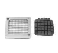 TOPINCN Cuchilla Cortadora de Patatas Fritas, Máquina Cortadora Manual Duradera de Acero Inoxidable para Cortar Verduras y Frutas Fácilmente en Casa (12mm)