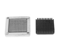TOPINCN Cuchilla Cortadora de Patatas Fritas, Máquina Cortadora Manual Duradera de Acero Inoxidable para Cortar Verduras y Frutas Fácilmente en Casa (6MM)