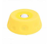 TOPINCN Cuenco para Lamer Perros, Antiderrames, Antideslizante, Alimentador Lento con Bola Rodante, Alfombrilla para Lamer Fácil de Limpiar para Cachorros, Perros Mayores, Golosinas (Yellow)