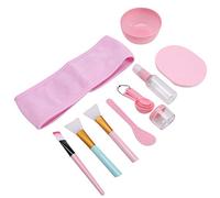 TOPINCN Cuenco para Mezclar Mascarillas Faciales, Kit de Herramientas de 12 Piezas con Cabezal de Cepillo Suave para Mascarillas Faciales DIY en Casa