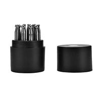 TOPINCN Dapping Block Punch Exquisito Juego de 17 Punzones para Hacer Joyas, Kit de Herramientas de Metal de Calidad para Principiantes