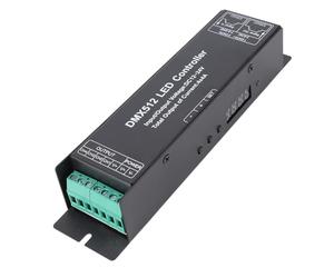 TOPINCN Decodificador DMX de 4 Canales, Decodificador de Ingeniería de Voltaje Constante DMX512 Dimmer Controlador LED Strip Controlador DMX para Iluminación de la Etapa de Luz LED (DC