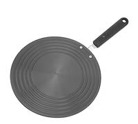 TOPINCN Difusor de Calor Placa de Difusor de Inducción de Acero Inoxidable con Mango de PP Plegable Adaptador de Inducción Difusor Convertidor Placa de Anillo de Cocción a Fuego Lento (28cm)