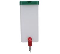 TOPINCN Dispensador Automático de Agua para Loros, Boquilla de Latón sin Goteo de 64oz con Base Estable para Mascotas Pequeñas, Pájaros, Conejos, Hámsteres, Cobayas