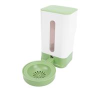 TOPINCN Dispensador Automático de Agua para Mascotas, 1,5 L, sin Diseño de Boca Húmeda, con Tanque de Agua Transparente para Perros y Gatos (Green)