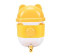 TOPINCN Dispensador de Agua Colgante para Animales Pequeños, Botella de Agua Automática sin Goteo de 330 Ml con Diseño a Prueba de Fugas, Adecuado para Cobayas, Conejos, Hurones, (Yellow)