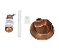 TOPINCN Dispensador de Agua Multifuncional para Mascotas, Cuenco Alimentador, Diseño de Bola Fácil de Limpiar para Perros, Camping, ABS, Tamaño 15,4x6,3 Pulgadas