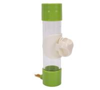 TOPINCN Dispensador de Agua para Loros, Bebedero Automático para Jaula de Pájaros de 200 Ml con Tetina para Beber, Botella de Agua para Pájaros Colgante a Prueba de Fugas de (Superficie Plana)