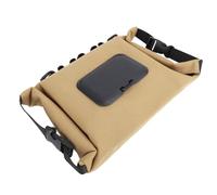 TOPINCN Dispensador de Toallitas de Viaje para Acampar, Bolsa de Lona Portátil de Gran Capacidad para Aventuras Al Aire Libre y Uso Diario (Bronceado claro)