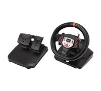TOPINCN Driving Force Racing Wheel 180 Grados USB PC Volante con Pedales Juego Racing Wheels Plug and Play 1 para 360 PC para