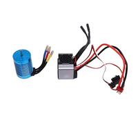 TOPINCN ESC sin Escobillas 60A con Motor de 4370KV, Juego de Controlador de Velocidad Eléctrico con Bobina de Cobre de Alta Eficiencia para Coches de Derrape 1/10