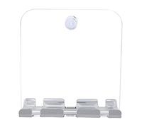 TOPINCN Espejo de Ducha Espejo de Afeitar Cuadrado para Baño con Hoja Recta de Peluquero Soporte para Maquinilla de Afeitar de Hoja Recta, Antivaho para, Ideal para Uso Doméstico, Hecho de Material