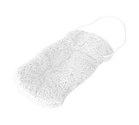 TOPINCN Esponjas Naturales para el Cuidado del Cuerpo Wash Face Flutter de Gran Tamaño para Pieles Sensibles, Exfoliantes, Hidratantes y Potenciadoras de Luminosidad (Blanco largo ondulado (seco))