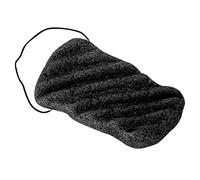 TOPINCN Esponjas Naturales para el Cuidado del Cuerpo Wash Face Flutter de Gran Tamaño para Pieles Sensibles, Exfoliantes, Hidratantes y Potenciadoras de Luminosidad (Ondas largas negras (secas))