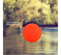 TOPINCN Espuma EPS, 100 Uds., Flotadores de Pesca, Bolas de Flotabilidad para Indicador de Huelga en Color Rojo para Peces Grandes, Tamaño 4#6# (6#)