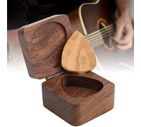 TOPINCN Estuche de Púa de Guitarra de Madera, Estuche de Púa de Guitarra para Guitarristas, Madera de Acacia