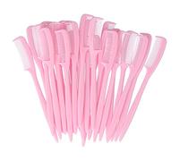 TOPINCN Extensión de Pestañas Mini Peine Separador de Pestañas Herramienta Cosmética Portátil para Uso en Salón de Belleza Material PP 25 Uds