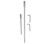 TOPINCN Extensión Hexagonal de Broca Extensiones Duraderas de Acero con Alto Contenido de Carbono para Tornillos Tuercas 2 Piezas con Llave para Trabajos de Construcción Mecánicos Propietarios