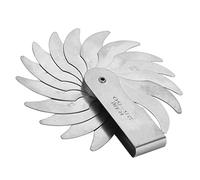 TOPINCN Filete de Radio Herramienta de Medición Cóncavo-convexa Duradera Hecha de Acero Inoxidable para Ingenieros Mecánicos, Fabricantes de Herramientas y Moldes (R25-50MM)