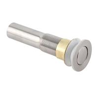 TOPINCN Filtro de Grifo Antiobstrucción de Drenaje de Fregadero de Galvanoplastia de Acero Inoxidable para Baño, Accesorios de Baño para el Hogar