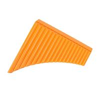 TOPINCN Flauta de Pan con Llave en C Duradera para Principiantes, Construcción de ABS, Viene con Bolsa Acolchada, Ideal para Niños y Personal Docente, 18 Tubos (ORANGE)