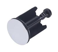 TOPINCN Fregadero de Baño de 40mm, Tapón Emergente, Grifo de Lavabo de Cobre, Tapón de Drenaje, Tapón de Drenaje de Baño Negro, Estilo Europeo