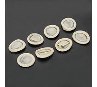 TOPINCN Funda Desechable para Dedos, Antiestática, Emulsión, para Herramienta de Reparación de Relojes, 100 Dedales Blancos para Microelectrónica