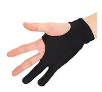 TOPINCN Guantes para Pintar con 2 Dedos, Guantes Resistentes a las Manchas, Tinta de Plantilla, Bocetos, Escritura, Pantalla Electrónica, Anti Mistouch, Suciedad, Sudor Sucio (S)