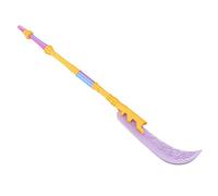 TOPINCN Hacha de Juguete Impresa en 3D para Niños, Disfraz de PLA con Diseño Morado y Amarillo para Juegos de rol, Cosplay y Representaciones Teatrales