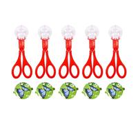 TOPINCN Handy Scoopers Tijeras de Plástico Pinzas Pinzas para Acampada y Jardín (17,5 cm)