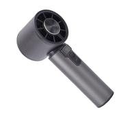 TOPINCN Hardware Ventilador de Mano con Refrigeración por Hielo, Diseño de Compresa de Hielo con Ajuste de Velocidad Continuo de 100 Engranajes y Pantalla Digital, Mini Ventilador (GRAY)