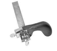 TOPINCN Herramienta Cortadora de Cinturón con Correa de Cuero para Artesanía en Cuero, de Aluminio Duradero para Profesionales y Aficionados, Corta Tiras de hasta 4 Pulgadas, Se Adapta a los