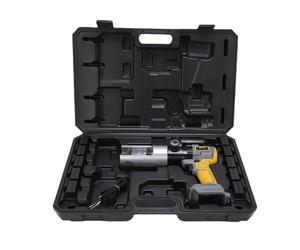 TOPINCN Herramienta de Engarzado Hidráulica Eléctrica con Estuche de Transporte y 10 Matrices, Engarzadora de Cables con Terminales de Cable de 90 KN para Terminales Eléctricos, Cable