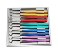 TOPINCN Herramienta Multifuncional para Quitar la Mano del Reloj, Juego Antideslizante de 10 Piezas para Reparación Profesional de Relojes, Hecha de Aleación Duradera de 4,72x0,24 Pulgadas