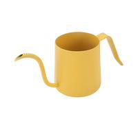 TOPINCN Hervidor de Agua, 250 Ml, Boquilla de Cuello de Cisne de Acero Inoxidable 304, Tetera con Taza de Goteo Larga y Estrecha, para un Control Preciso del café Preparado a Mano en (YELLOW)