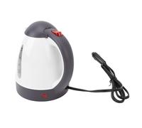 TOPINCN Hervidor Eléctrico de Coche de Acero Inoxidable de 1L con Apagado Automático, Perfecto para Acampar y Viajar por Carretera (12V)