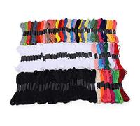 TOPINCN Hilo de Bordar, 8 Metros de Largo, 100 Piezas, Pulseras de la Amistad, Hilo de Punto de Cruz, Suministros para Punto de Cruz para Ropa, Sombreros, Manualidades Infantiles para Bandas de Mano