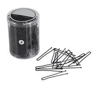 TOPINCN Horquillas de Peluquería Clips en Forma de U Abrazaderas Onduladas para Accesorios de Peinado 300 Piezas 2 Colores para Recogidos, Moños, Material Metálico (S)