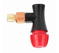 TOPINCN Inflador de Válvula Portátil para Bicicleta de Montaña y Carretera, Bomba de Aire Ligera de Doble Cabezal para Ciclismo Al Aire, Material de Aleación de Aluminio/galvanizado