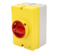 TOPINCN Interruptor Aislador Fotovoltaico PV 25A IP66 Caja Impermeable para Sistemas de Generación de Energía Solar - 1 Interruptor de Desconexión Solar