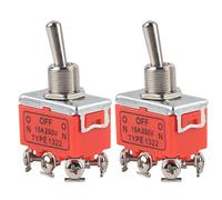 TOPINCN Interruptor de Motor CW CCW Control Resistente a Altas Temperaturas para Motores de CC para Persianas Enrollables, 2 Piezas