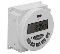 TOPINCN Interruptor de Temporizador LCD, Temporizador Electrónico CN101A, 12V, Interruptor de Tiempo de Microordenador para Cajas de Luz Publicitarias, Fácil de Programar