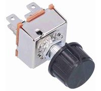 TOPINCN Interruptor de Ventilador de CA Giratorio Universal de 4 Velocidades, Repuesto para INM2G754A, Interruptor de Control de Ventilador Duradero para Camión de 12 V/24 V