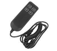 TOPINCN Interruptor Reclinable Eléctrico, Diseño Duradero, Control de 4 Botones para Oficina en Casa Inteligente y Muebles Hechos de ABS