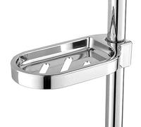 TOPINCN Jabonera Bandeja De Estante De Baño, Baño De Esquina De Jabón De Acero Inoxidable - Sin Perforación