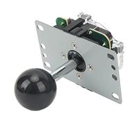 TOPINCN Joystick de Bricolaje, Arandelas a Prueba de Polvo Resistentes a Altas Temperaturas Metal ABS Joysticks Kit para Juegos de Computadora (Negro)