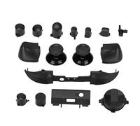 TOPINCN Juego Completo de Botones de Controlador para la Serie X, Sensación Cómoda y Kits de Accesorios de Buena Compatibilidad para la Serie S, Accesorios de de Material ABS (BLACK)