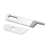 TOPINCN Juego de 2 Cuchillas Superiores Inferiores para Máquina de Coser, Juego de Cuchillas Serger, de Repuesto para Máquina Overlock con Material de Acero de Calidad Apto