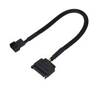 TOPINCN Juego de 5 Cables Convertidores de Ventilador de Refrigeración de 15 Pines a 4 Pines, Alimenta de Forma Segura Tus Ventiladores con Facilidad